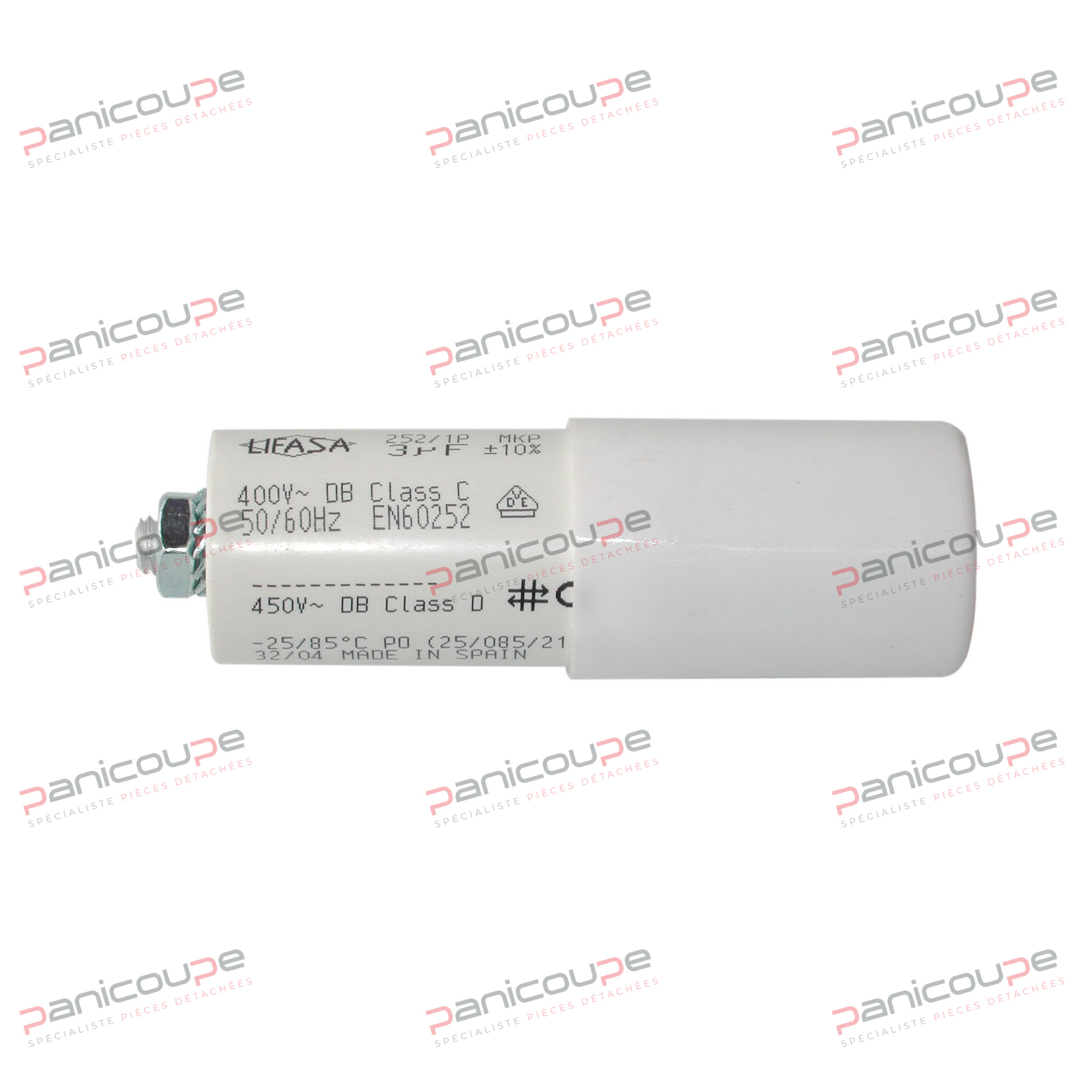 CONDENSATEUR 3 &Mu;F 400 V AVEC CAPOT photo du produit