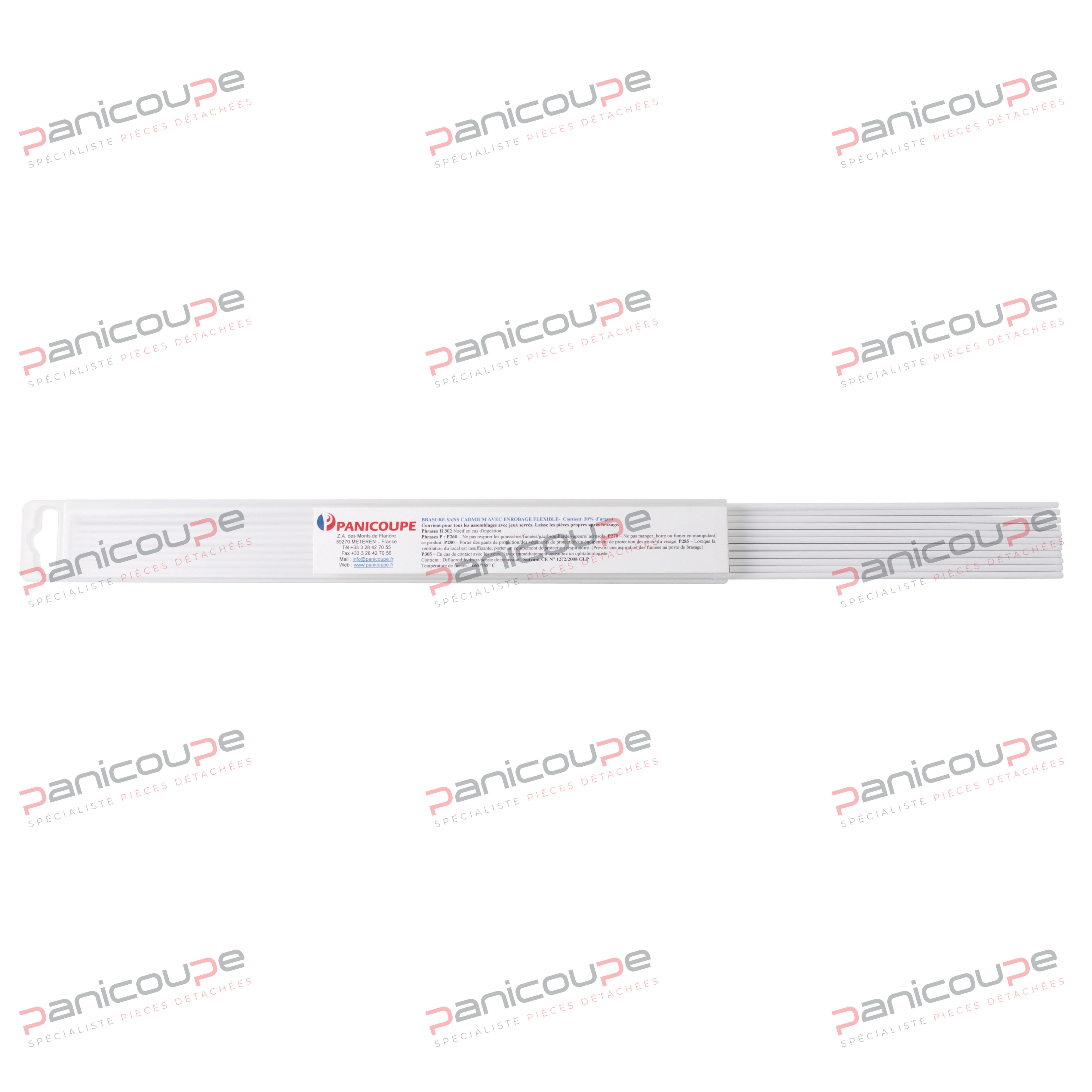 45% ARGENT SANS CADMIUM- ENROB&Eacute;E - &Oslash; 2 MM photo du produit