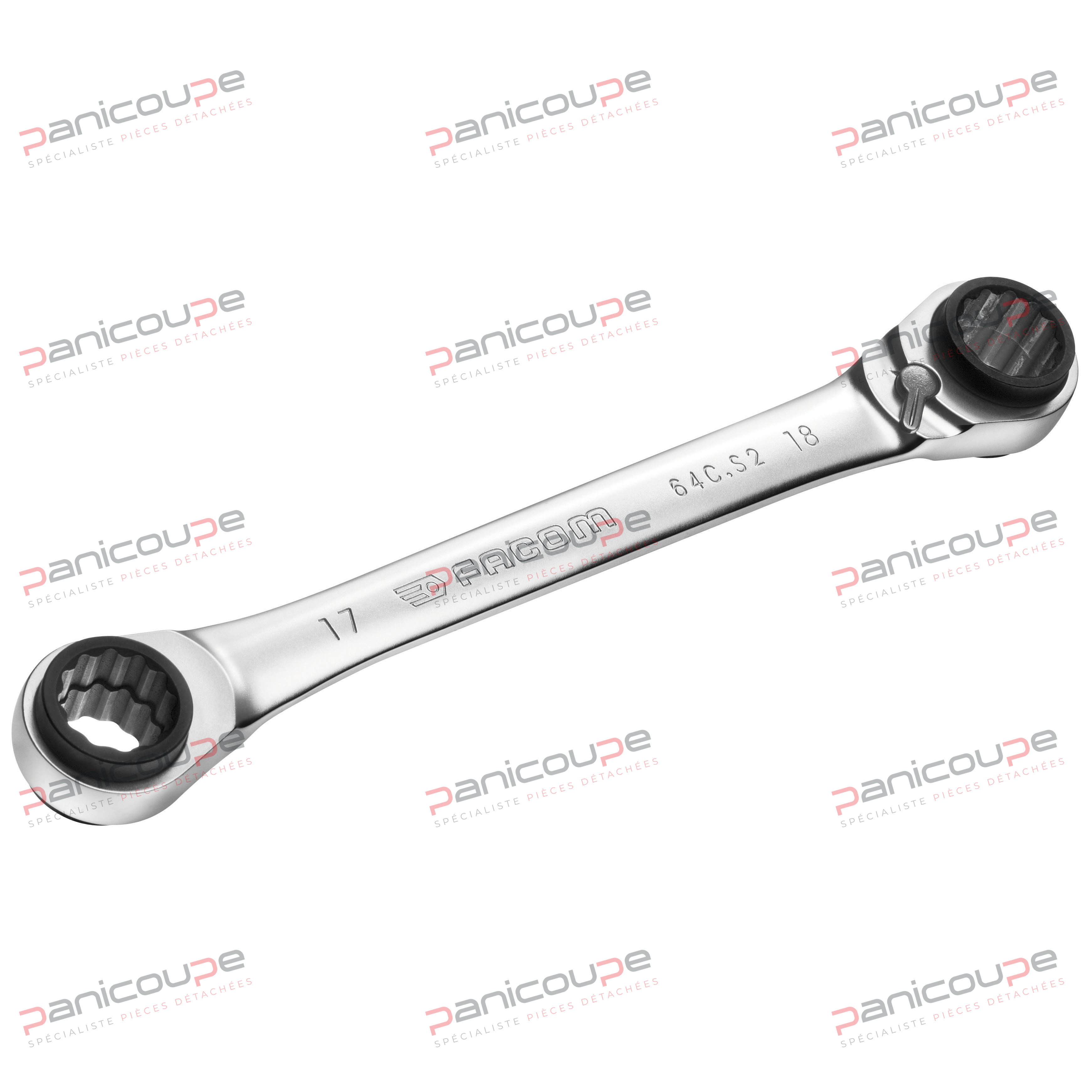 CLES POLYGONALES A CLIQUET 4 EN 1 photo du produit