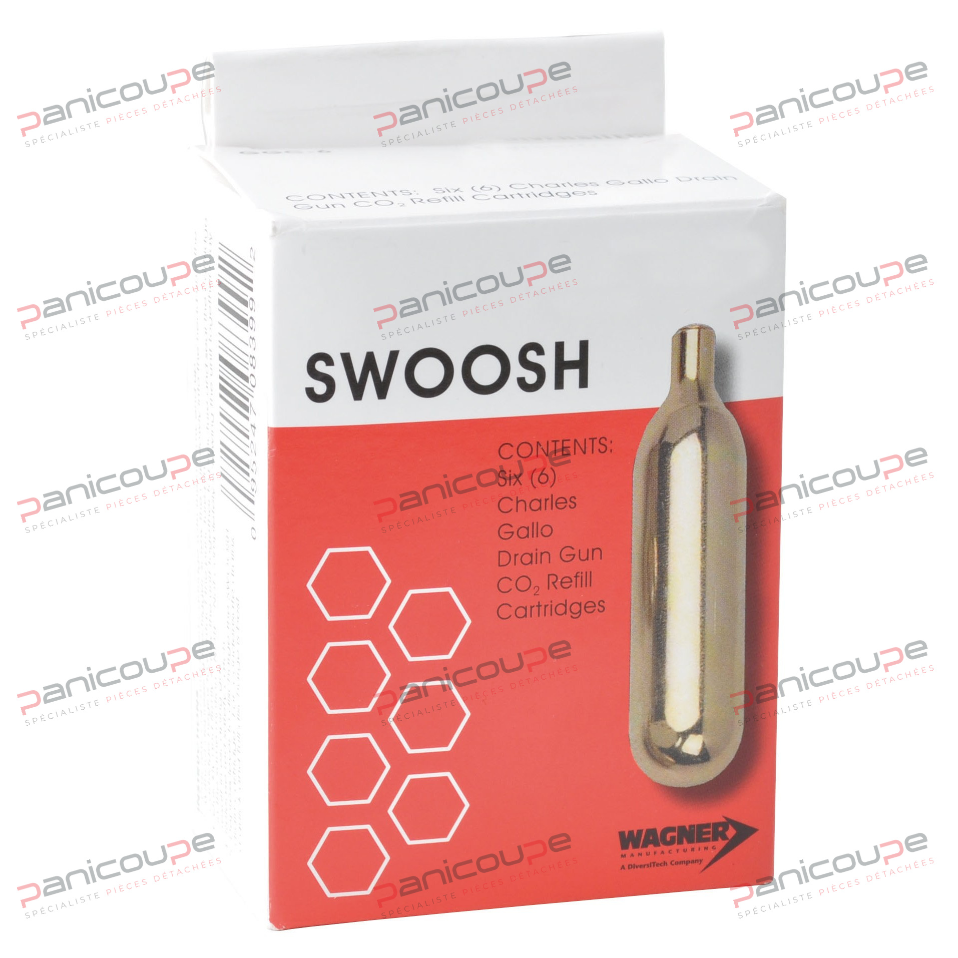 BOITE DE 6 CARTOUCHES CO2 photo du produit