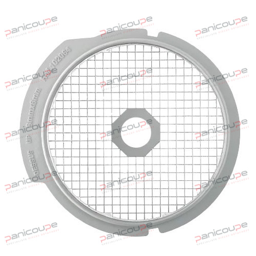 Ø ext. 190 mm, axe de fixation Ø 18 mm pour le disque éminceur. Ø ext. 205 mm, axe de fixation Ø 35 mm pour le disque à grille. <BR/> Epaisseur 10 X 10 X 10 mm DISQUE MACEDOINE 10 X 10 X 10 MM photo du produit