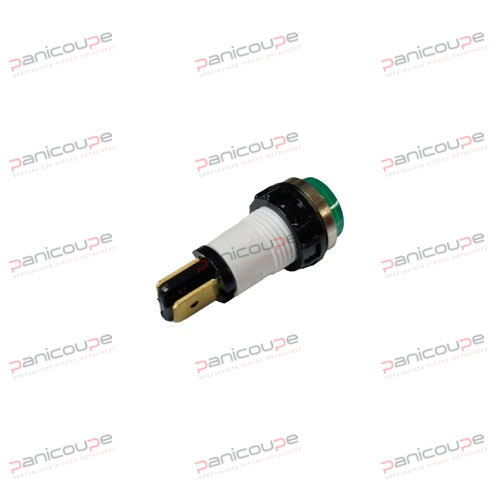 ø tête 18 mm - ø perçage 12 mm - 120°C VOYANT VERTA COSSE 230V Ø12MM photo du produit