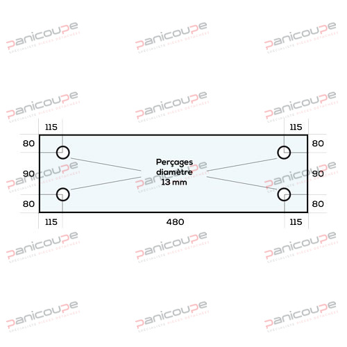 Dimensions : 710 x 210 mm<BR/>Epaisseur : 8 mm<BR/><BR/>Vitre du milieu, étage inférieur<BR/>Modèle avec sérigraphie VITRE FOUR 710 X 210 MM AVEC SERIGRAPHIE photo du produit