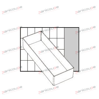 GODET POUR MALLETTE DE RANGEMENT 79 X 218 X 47 MM photo du produit