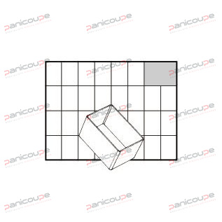 GODET POUR MALLETTE DE RANGEMENT 79 X 55 X 47 MM photo du produit