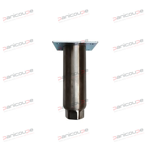 PIED INOX R&Eacute;GL. PLAT. CARR&Eacute;E photo du produit