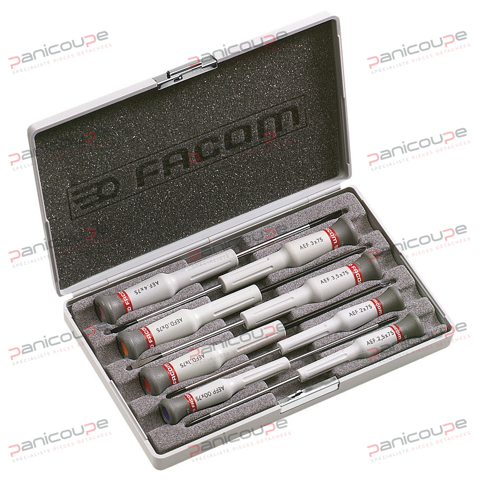 COFFRET DE 8 TOURNEVIS MICRO-TECH photo du produit