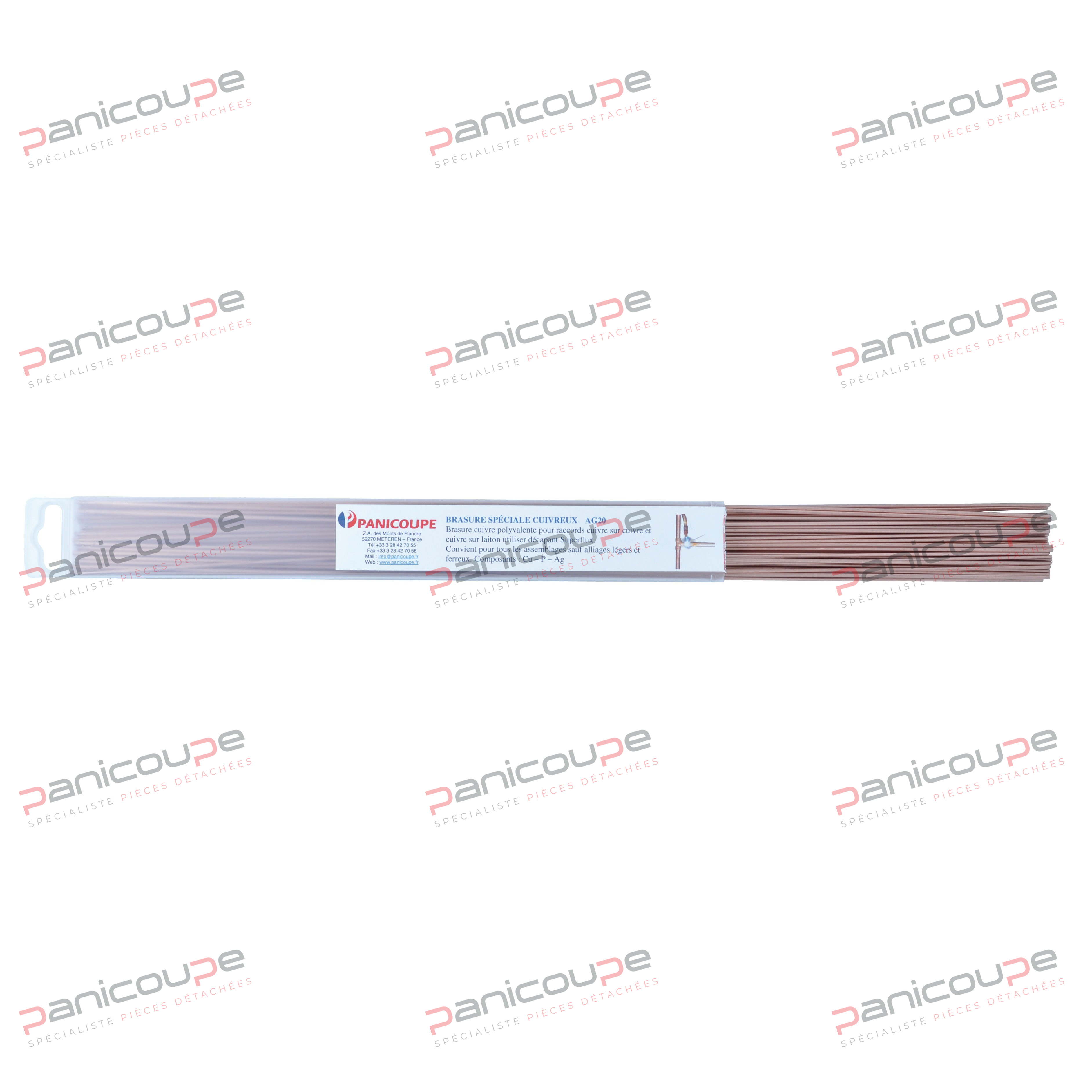 BRASURE CUIVRE PHOSPHORE 2% ARGENT photo du produit