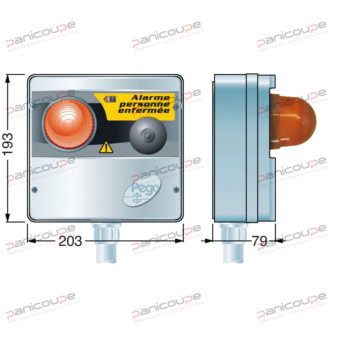 COFFRET D&rsquo;ALARME PERSONNE ENFERM&Eacute;E photo du produit