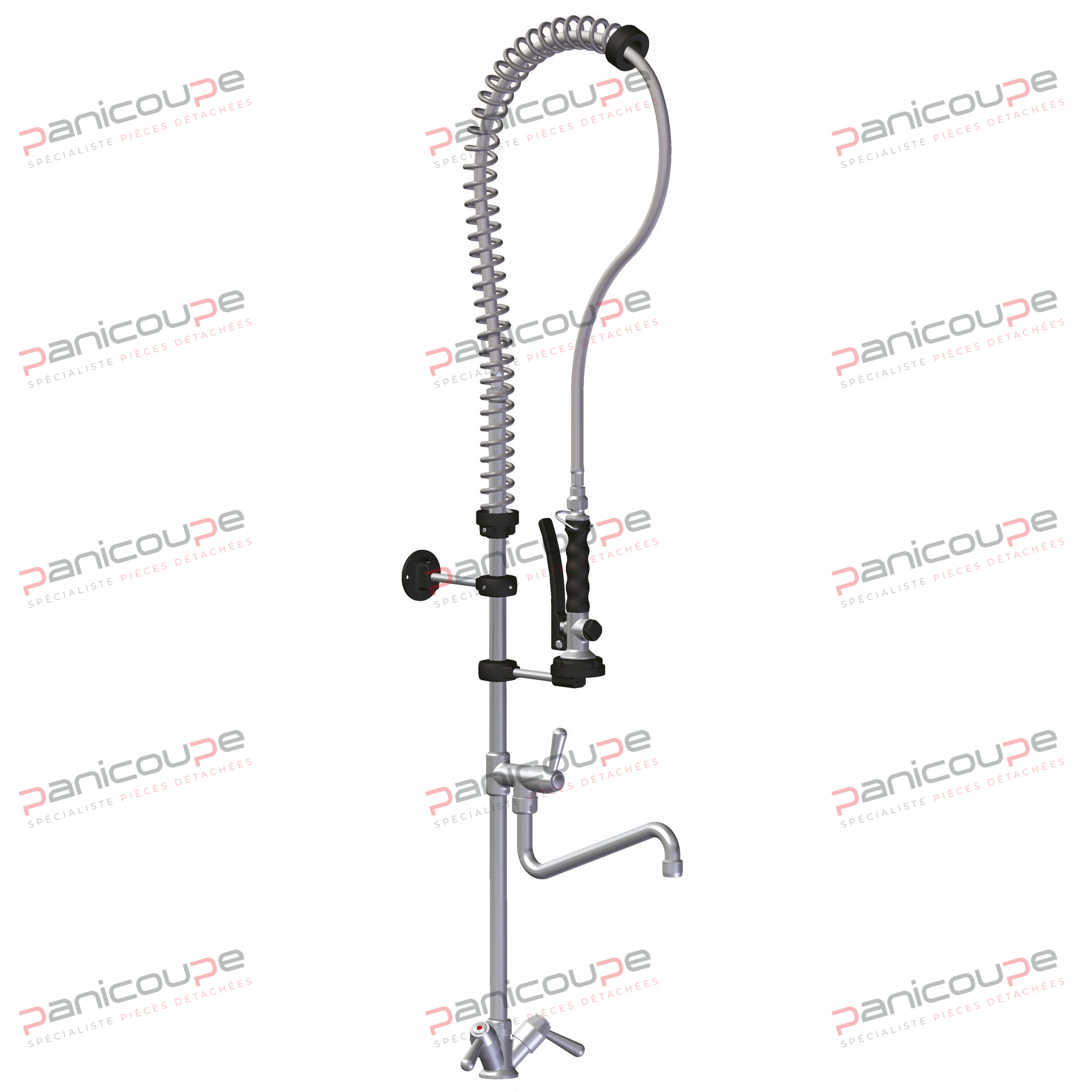DOUCHETTE DE PR&Eacute;LAVAGE AVEC ROBINET INTERM&Eacute;DIAIRE photo du produit