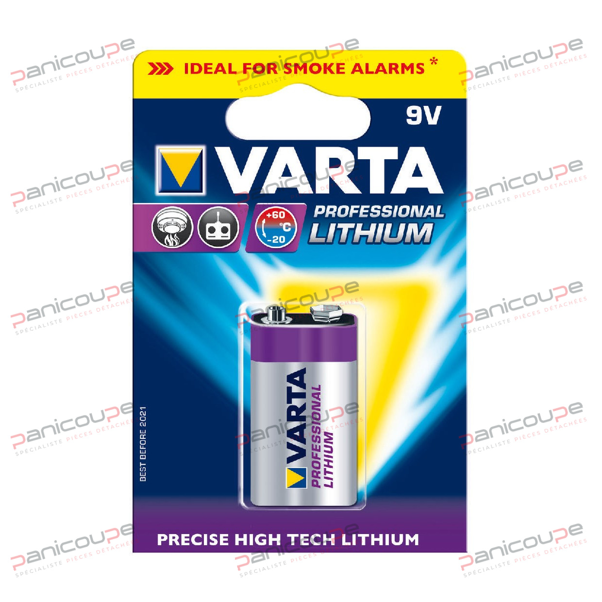 BLISTER 1 PILE LITHIUM 9 V photo du produit