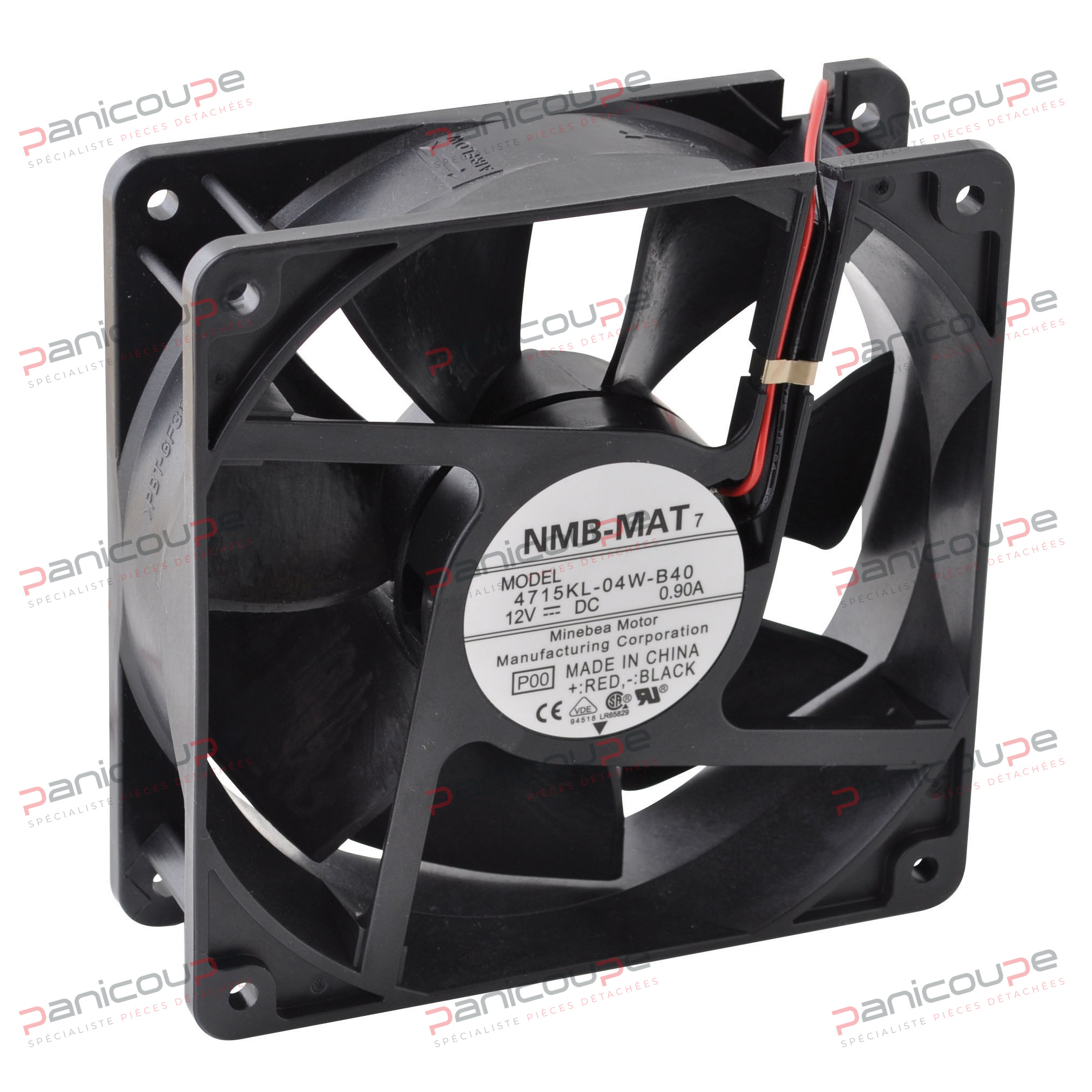 VENTILATEUR AXIAL 119X119X38 MM 12 V photo du produit