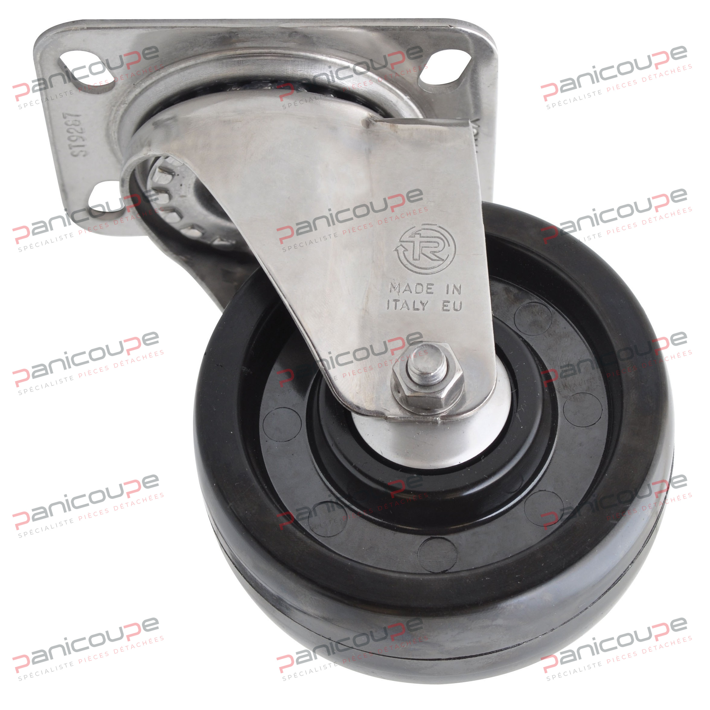 ROULETTES HT PIVOTANTES ROULEMENTS &Agrave; BILLES CHAPES INOX photo du produit