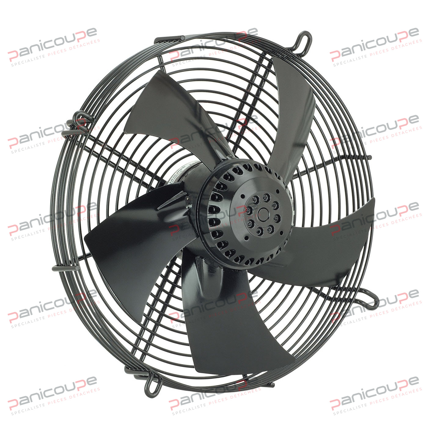 Ø Hélice mm : 300 - Nombre de pales : 5 - Tension V : 230 - Puiss. W : 230 -T : - Débit m3/h : 3410 - Vitesse Tr/mn : 2700 - Type sortie : Fils 450 mm - Ø Fixation 4 points mm : 360 - Condensateur : 8 µF à prévoir<BR/><BR/>sens de l’air : v (du moteur vers la grille) VENTILATEUR À GRILLE ASPIRANT Ø 300 230W photo du produit