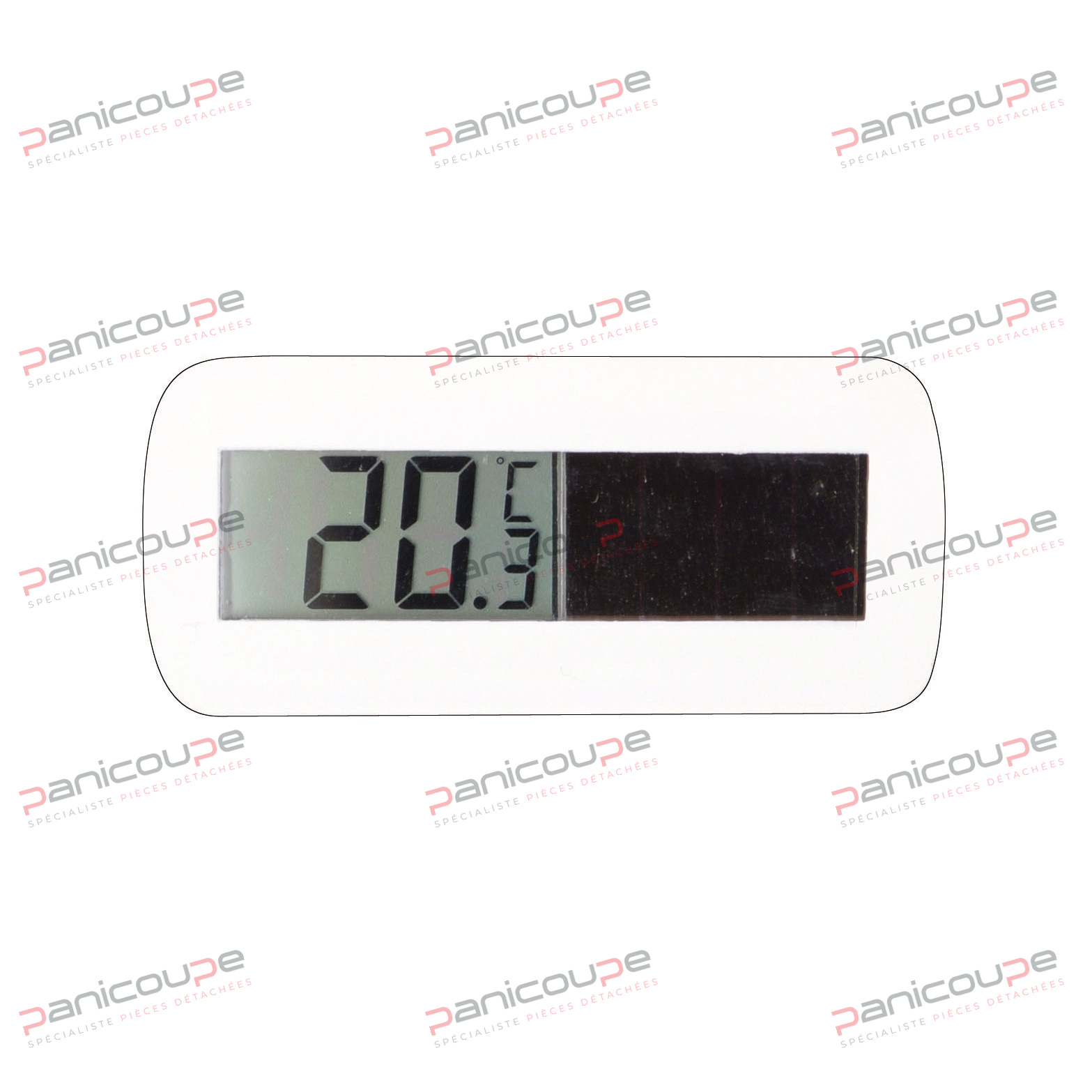 THERMOM&Egrave;TRE DIGITAL LCD SOLAIRE (SANS PILE) photo du produit