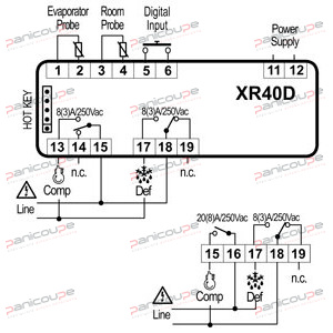 R&Eacute;GULATEUR DIXELL XR40D-5P0C1 photo du produit