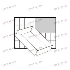 Godet 157 x 109 x 47 mm GODET POUR MALETTE DE RANGEMENT photo du produit