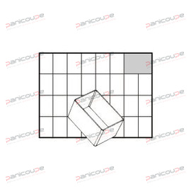 GODET POUR MALLETTE DE RANGEMENT 79 X 55 X 47 MM photo du produit