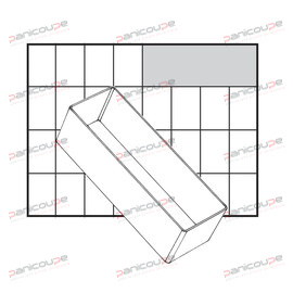 GODET POUR MALLETTE DE RANGEMENT 157 X 55 X 47 MM photo du produit