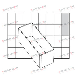 GODET POUR MALLETTE DE RANGEMENT 39 X 109 X 47 MM photo du produit