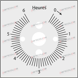 CADRANS GRADUES POUR MI2 6H photo du produit