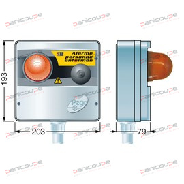 COFFRET D&rsquo;ALARME PERSONNE ENFERM&Eacute;E photo du produit