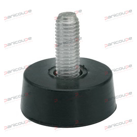 PIED CAOUTCHOUC TIGE INOX photo du produit