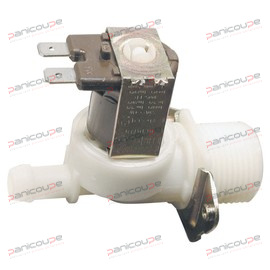 ELECTROVANNE DROITE CORPS PLASTIQUE 1 VOIE 180&deg; photo du produit