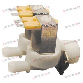 ELECTROVANNE DROITE CORPS PLASTIQUE 2 VOIES 180 &deg; photo du produit