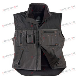 GILET RIPSTOP NOIR/GRIS ANTHRACITE photo du produit