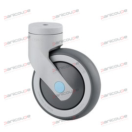 ROULETTES PIVOTANTES CHAPE &Agrave; OEIL SYNTHETIQUE SANS FREIN photo du produit