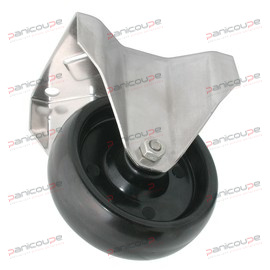 ROULETTE HT FIXE CHAPE INOX photo du produit