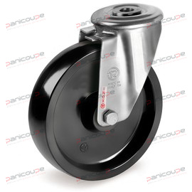 ROULETTE HT PIVOTANTE CHAPE INOX &Agrave; OEIL photo du produit