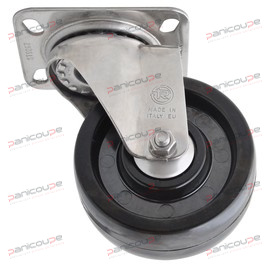 ROULETTES HT PIVOTANTES ROULEMENTS &Agrave; BILLES CHAPES INOX photo du produit