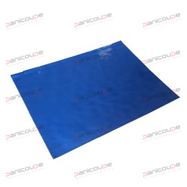 TAPIS TOILE PVC BLEU 495X369MM photo du produit