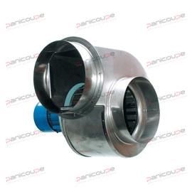 Ventilateurs centrifuges simple ouïe. Modèles montés sur la plupart des fours de boulangerie.<BR/><BR/>Turbine à action réalisée en acier galvanisé à entraînement direct.<BR/><BR/>Volute soudée par points en inox. Moteur IP 55 extérieur monté hors du flux d’air.<BR/><BR/>Brides d’aspiration et de refoulement soudées par points pour montage sur tubes Ø 200 mm.<BR/><BR/>Puissance 120 W Vitesse 1500 T/min - Débit 1000 m3 /h. EXTRACTEUR À BUÉE 230 V ø200 MM photo du produit