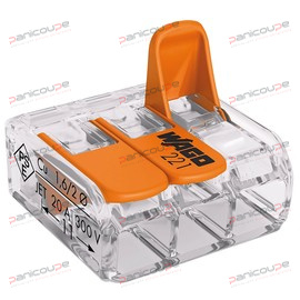 BORNE 3 CONDUCTEURS TRANSPARENT photo du produit