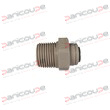 UNION SIMPLE M 3/8 NPTF X 1/4 photo du produit