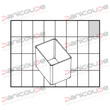 GODET POUR MALLETTE DE RANGEMENT 39 X 55 X 47 MM photo du produit