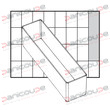 GODET POUR MALLETTE DE RANGEMENT 39 X 163 X 47 MM photo du produit