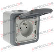 PRISE 2P + T AVEC ECLIPS DE PROTECTION 16A PLEXO photo du produit
