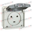 PRISE 2P + T ETANCHE 20A PLEXO photo du produit