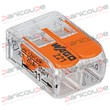 BORNE 2 CONDUCTEURS TRANSPARENT photo du produit